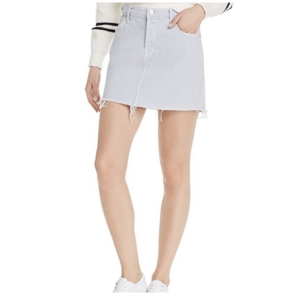 MOTHER Dresses & Skirts - Mother Superior Women's Distressed Denim Mini Skirt Vagabond Fray Size 30